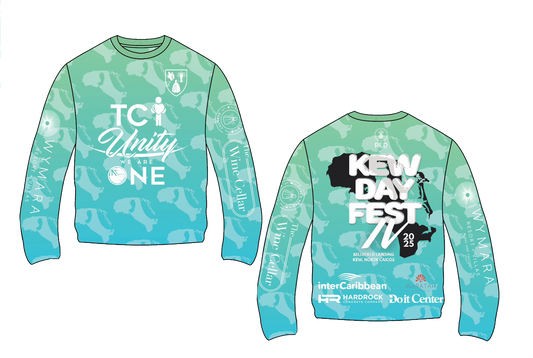 Kew Day Fest 2025 Long Sleeved Rashguard - Caicos Bank